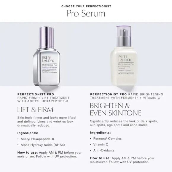 Estee Lauder Perfectionist Pro Rapid Firm + Lift Treatment Acetyl Hexapeptide-8 - Picture 2 of 6